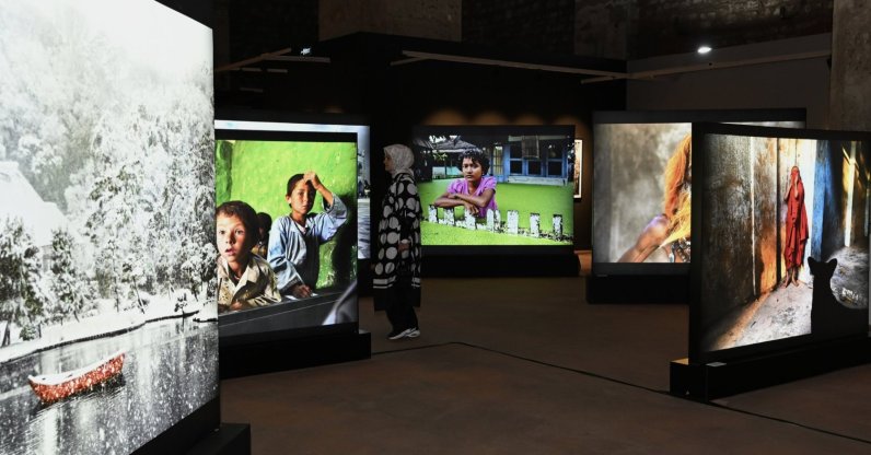 A general view of Steve McCurry's "The Haunted Eye" exhibition, Istanbul, Türkiye, Sept. 27, 2025. (AA Photo)