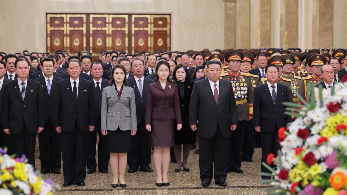 Kim Jong Un’s daughter's rare public show fuels heir speculation