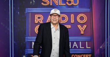 Chevy Chase attends the SNL50: The Homecoming Concert at Radio City Music Hall, New York, U.S., Feb. 14, 2025. (AP Photo)