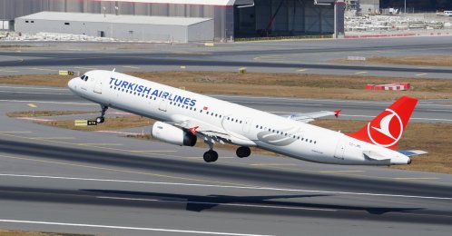 A Turkish Airlines Airbus A321-231takes off from Istanbul Airport, Istanbul, Türkiye, July 19, 2025. (Shutterstock Photo)