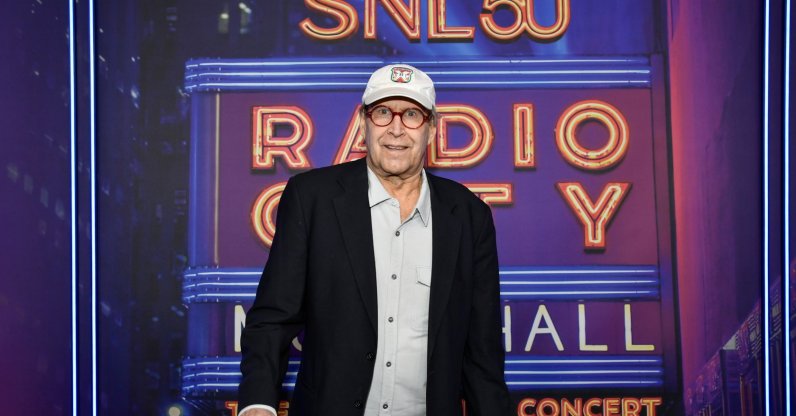 Chevy Chase attends the SNL50: The Homecoming Concert at Radio City Music Hall, New York, U.S., Feb. 14, 2025. (AP Photo)