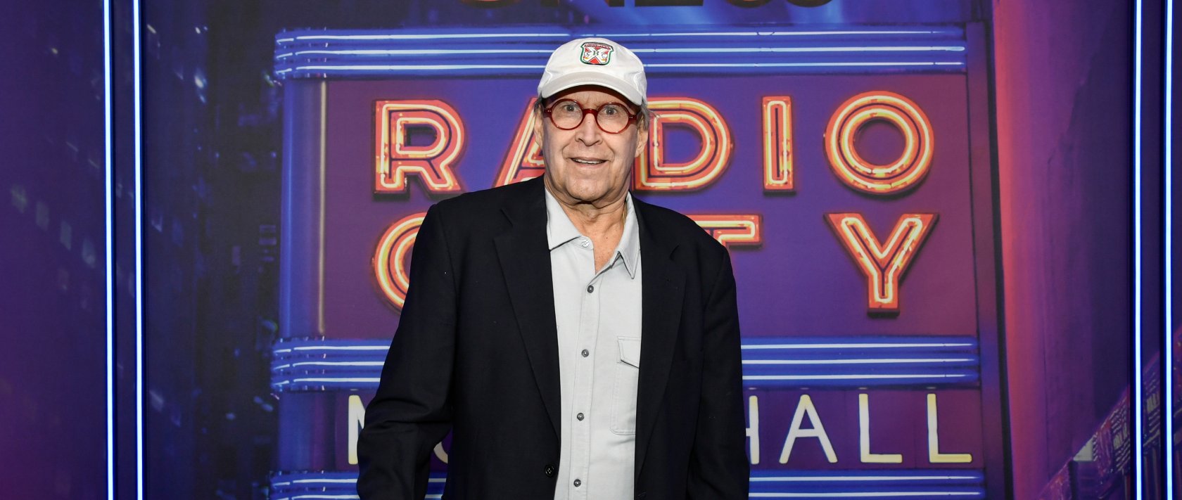 Chevy Chase attends the SNL50: The Homecoming Concert at Radio City Music Hall, New York, U.S., Feb. 14, 2025. (AP Photo)