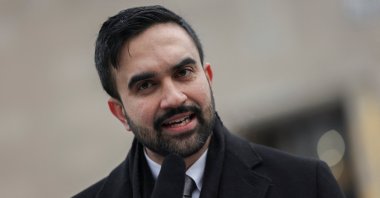 New York City Mayor Zohran Mamdani speaks during a press conference at Grand Army Plaza in the Brooklyn borough of New York City, U.S., January 2, 2026. REUTERS/Jeenah Moon