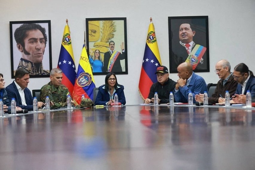 Delcy Rodriguez sworn in as Venezuela’s interim president