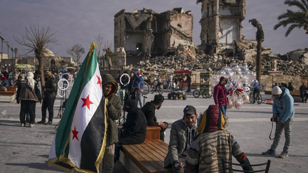 Aleppo’s historic center bears scars of years of war