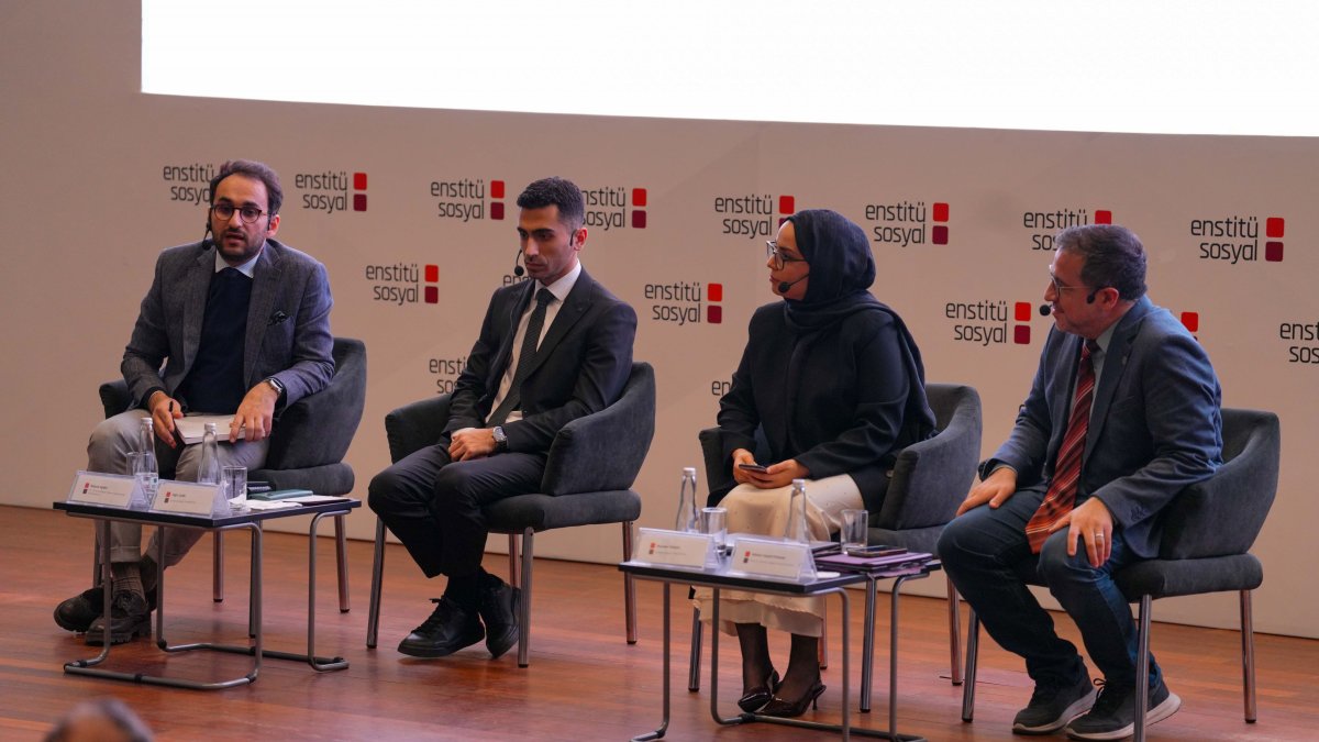 Researchers attend an event held at Istanbul Technical University’s Süleyman Demirel Cultural Center, Istanbul, Türkiye, Jan. 5, 2025. (Courtesy of Enstitü Sosyal)