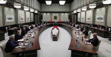 President Recep Tayyip Erdoğan chairs a Cabinet meeting in Ankara, Jan. 5, 2026. (AA Photo)