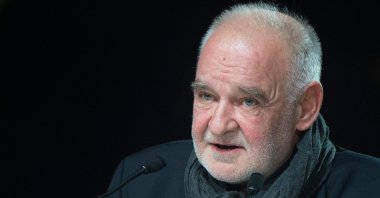 Hungarian film director Bela Tarr speaks during the opening ceremony of the 16th edition of the Marrakech International Film Festival, Marrakesh, Morocco, Dec. 2, 2016. (AFP Photo)