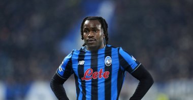 Atalanta's Ademola Lookman looks on during the UEFA Champions League match against Chelsea at Gewiss Stadium, Bergamo, Italy, Dec. 9, 2025. (Reuters Photo)