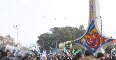Celebrations of the first anniversary of the fall of the Assad regime, Damascus, Syria, Dec. 12, 2025 (AA Photo)