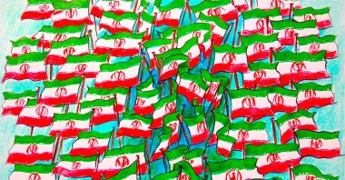 "Iranians, from secularists to conservatives, will unite under the common denominator of "Iran," even if they do not approve of the Islamic Republic." (Illustration by Erhan Yalvaç)