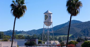 A drone view shows the Warner Bros. studio lot in Burbank, California, U.S., Dec. 8, 2025. (Reuters Photo)