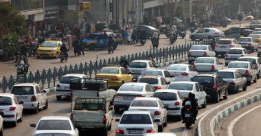 A general view from a street, Tehran, Iran, Jan. 8, 2026. (EPA Photo)