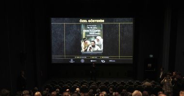 Attendees watch "The Voice of Hind Rajab" during a special screening, Ankara, Türkiye, Jan. 8, 2025. (AA Photo)