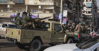 Syrian forces are seen on the streets of Ashrafiyeh, Syria, Jan. 9, 2026. (AA Photo)
