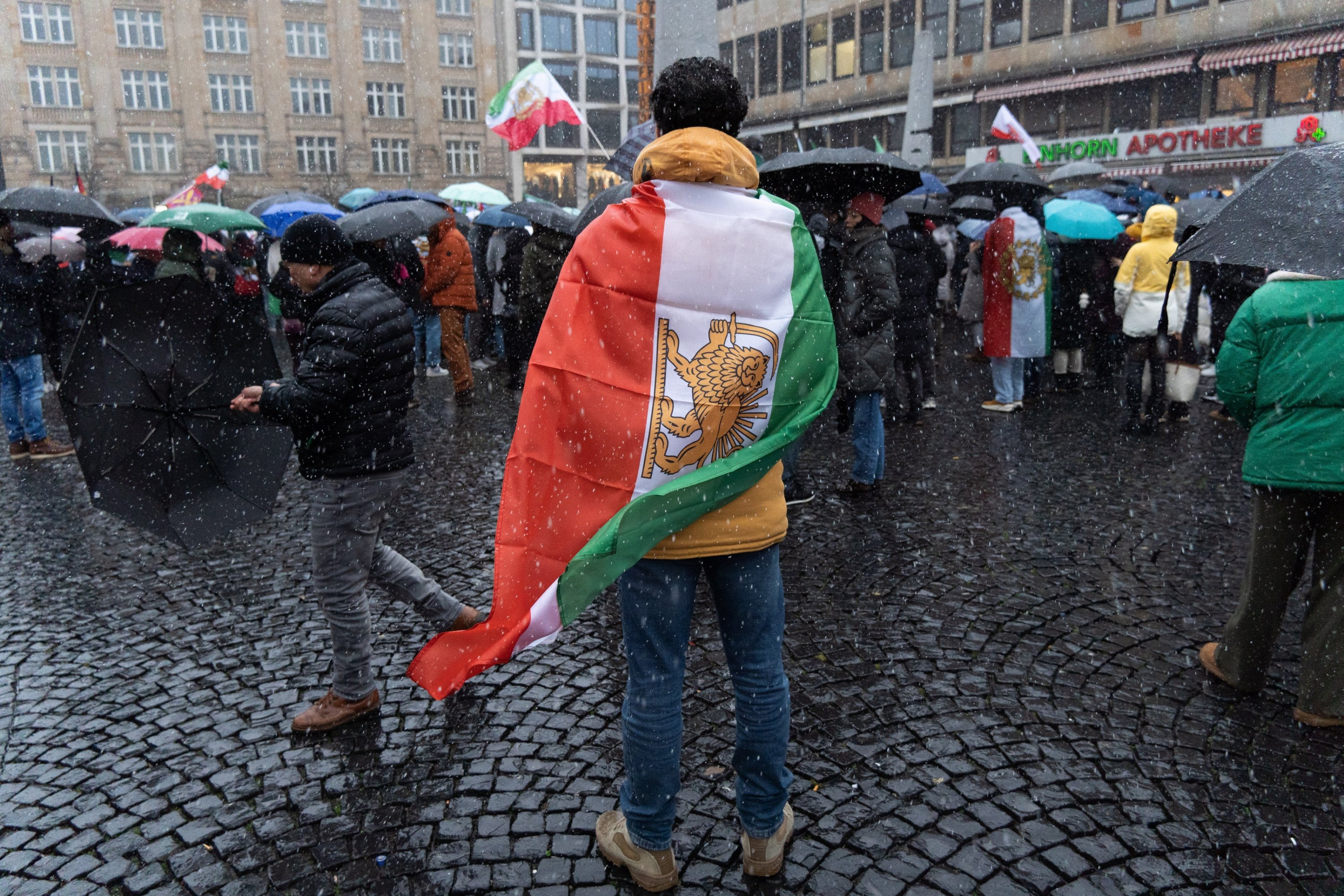 Iran, grappling with protests, vows retaliation to any US attack