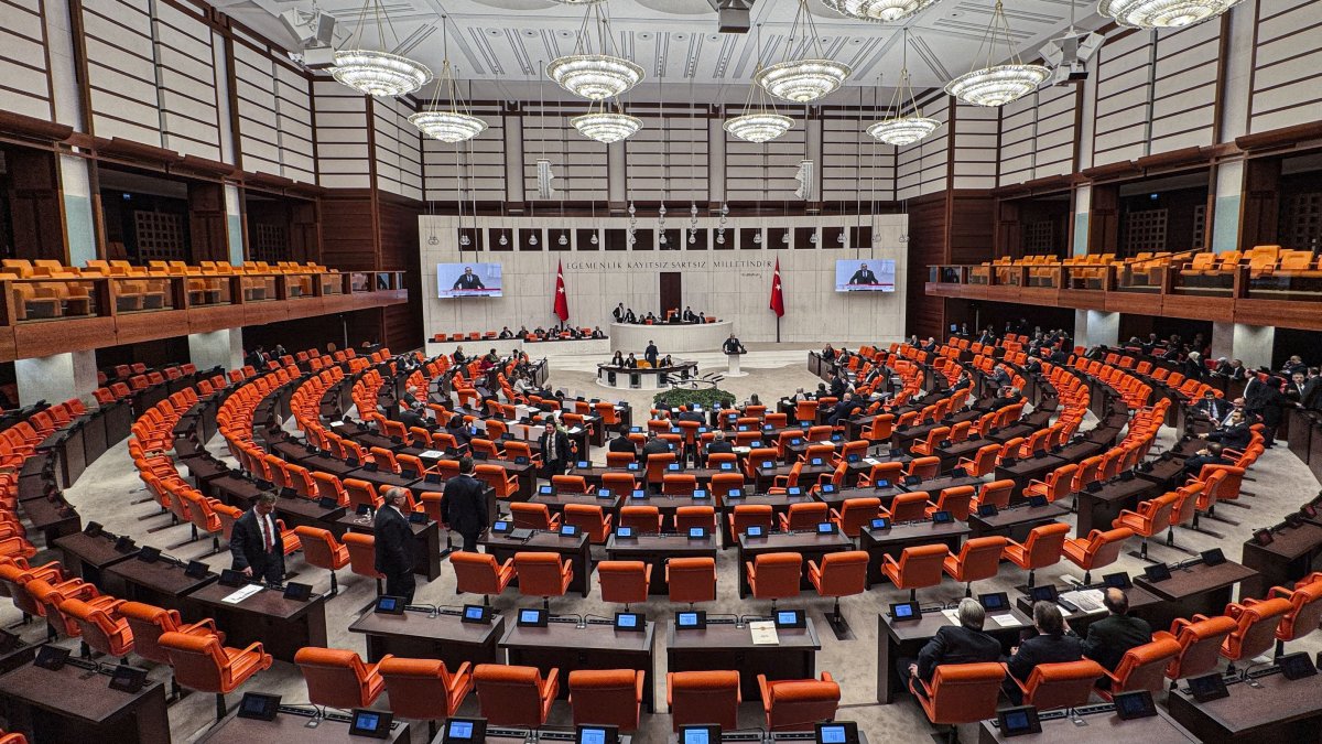 A view of Parliament in session, Ankara, Türkiye, Jan. 8, 2026. (AA Photo)