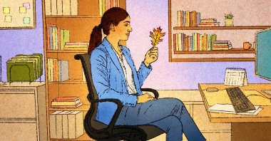 "Getting to trees or shorelines can be challenging during work hours, especially in cold weather and urban environments. But there are ways to enjoy the outdoors and to bring the natural world into your place of work, even if it's a windowless cubicle." (AP Photo)