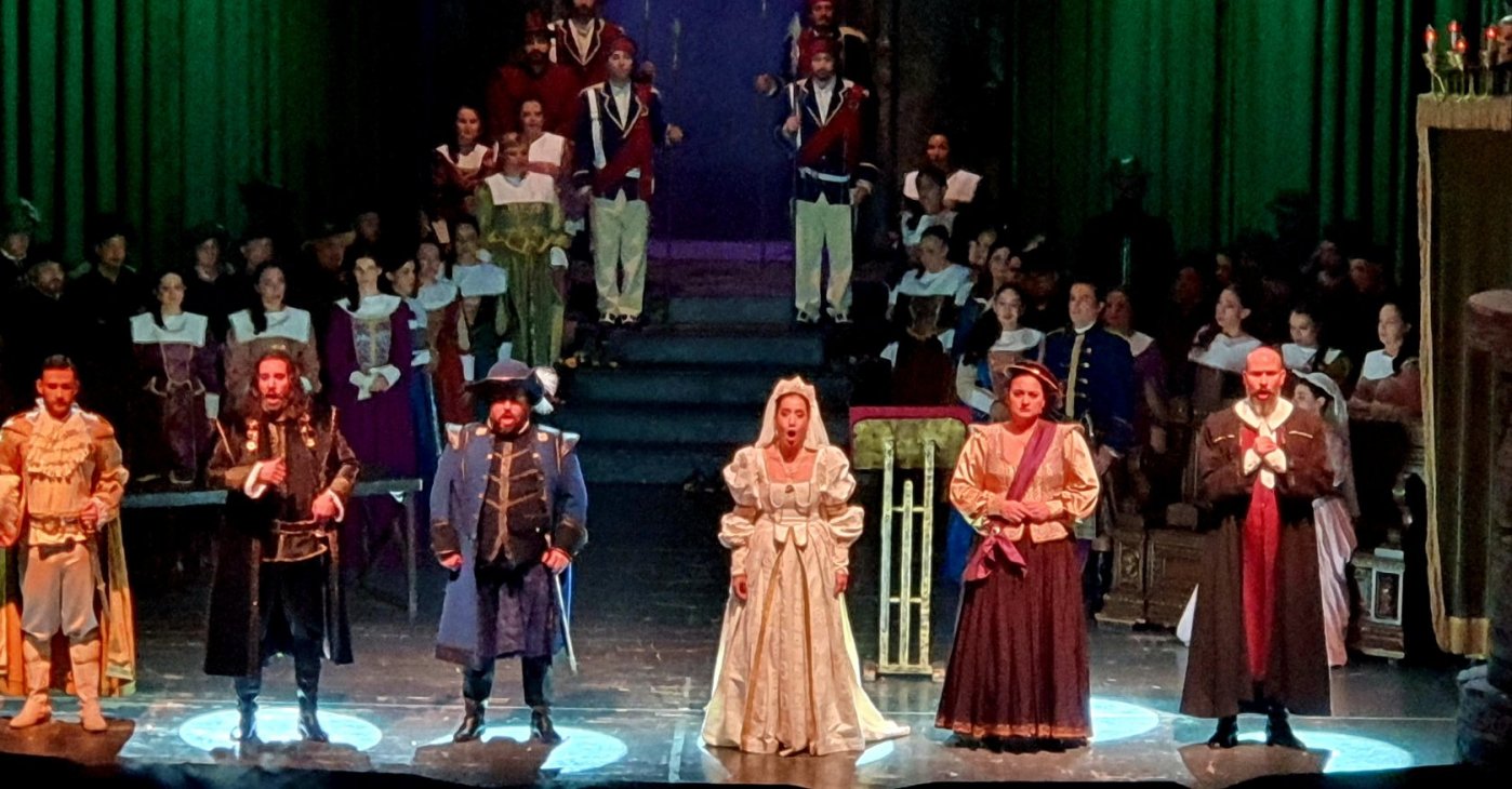 Members of the Ankara State Opera and Ballet (Ankara DOB) perform Gaetano Donizetti’s "Lucia di Lammermoor," Ankara, Türkiye, Jan. 5, 2026. (Photo by Mehmet Rıza)