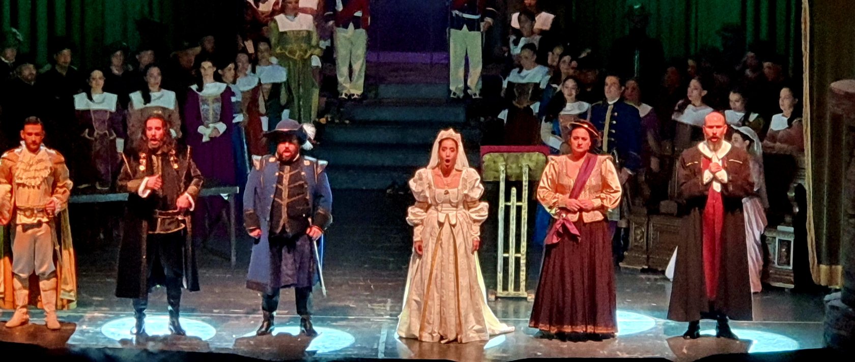 Members of the Ankara State Opera and Ballet (Ankara DOB) perform Gaetano Donizetti’s "Lucia di Lammermoor," Ankara, Türkiye, Jan. 5, 2026. (Photo by Mehmet Rıza)