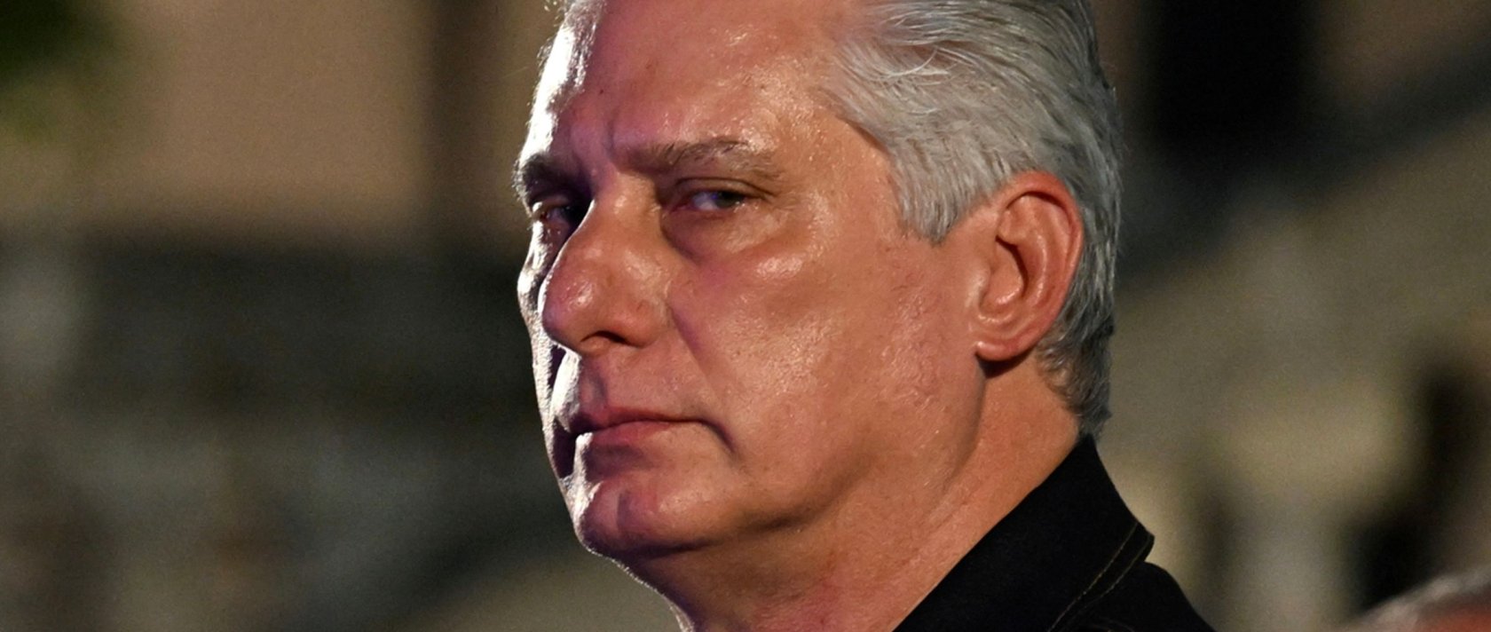 Cuba's President Miguel Diaz-Canel attends the vigil for the 8th anniversary of Cuban late leader Fidel Castro's physical disappearance in Havana, Cuba, Nov. 25, 2024. (AFP Photo)