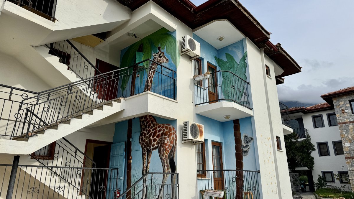 Turkish graffiti artist Axel Mengü brings color to Fethiye’s walls