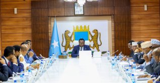 The Council of Ministers of the Federal Republic of Somalia holds a meeting in Mogadishu, Jan. 12, 2026. (OPM Handout via X)