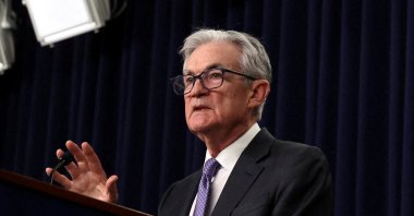 U.S. Federal Reserve (Fed) Chair Jerome Powell holds a press conference following a two-day meeting of the Federal Open Market Committee, Washington, U.S., Dec. 10, 2025. (Reuters Photo)