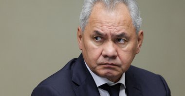 Russian Security Council's Secretary Sergei Shoigu attends a meeting dedicated to the situation in the south of the country following an incursion of Ukrainian troops, at a residence outside Moscow, Russia, Aug. 12, 2024. (Sputnik via Reuters File Photo)