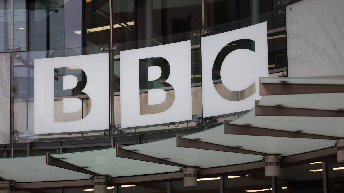 The BBC headquarters in London, U.K., Nov. 16, 2025. (EPA Photo)