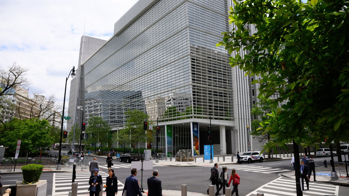 The main building of the World Bank in Washington, U.S., April 20, 2024. (Reuters Photo)

