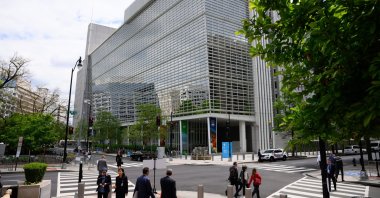 The main building of the World Bank in Washington, U.S., April 20, 2024. (Reuters Photo)


