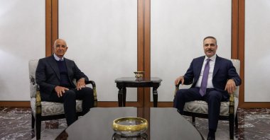 Foreign Minister Hakan Fidan and U.S. Special Envoy for Syria Tom Barrack meet in Ankara, Jan. 13, 2026. (AA Photo)