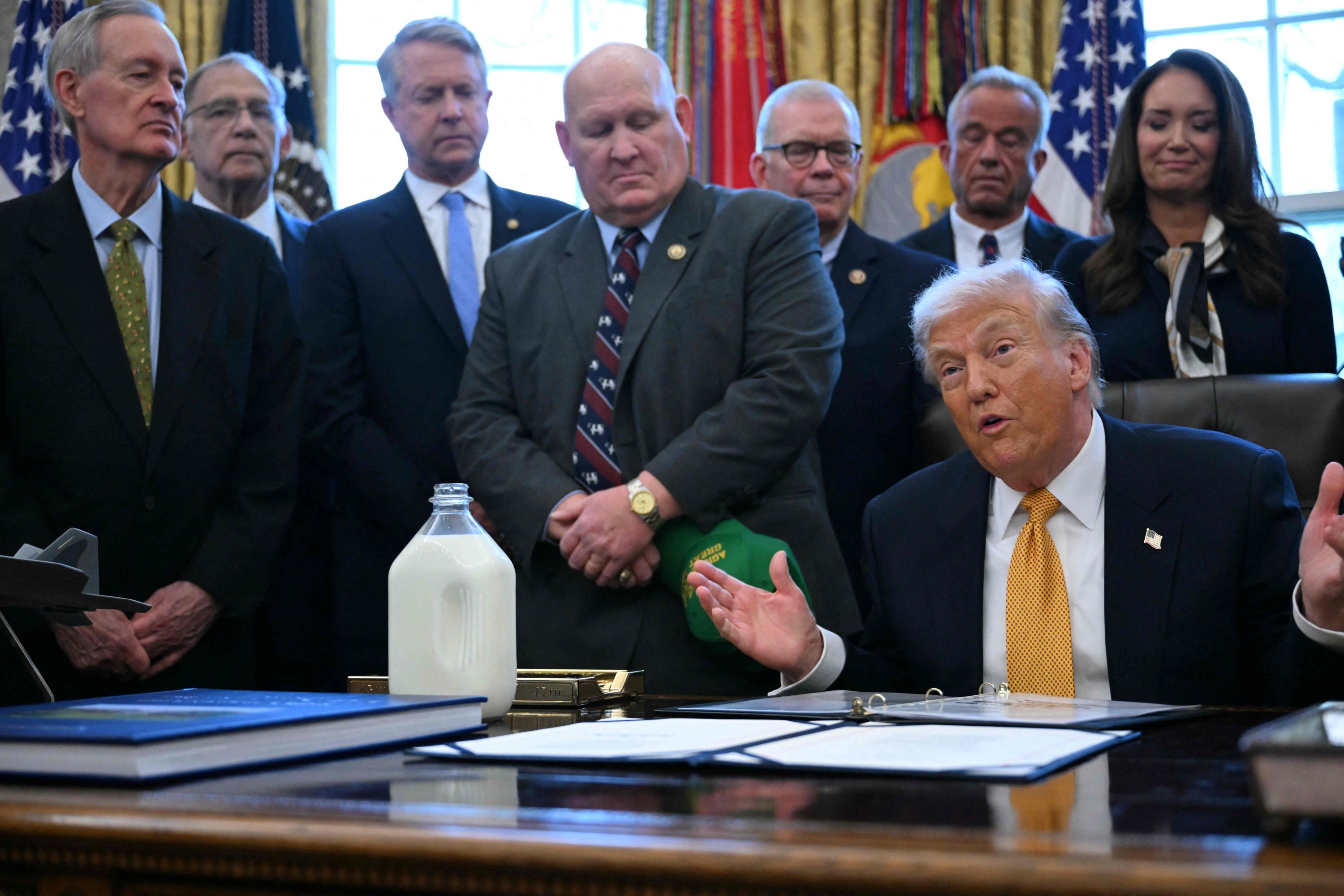 Trump says Iran killings appear to be easing