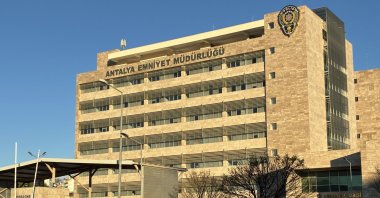 A general view of the Antalya Police Department building, Antalya, Türkiye. (DHA Photo)