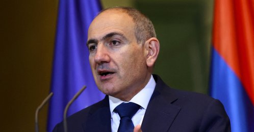Armenian Prime Minister Nikol Pashinyan speaks during a news conference at the Chancellery in Berlin, Germany Dec. 9, 2025.  (Reuters File Photo)