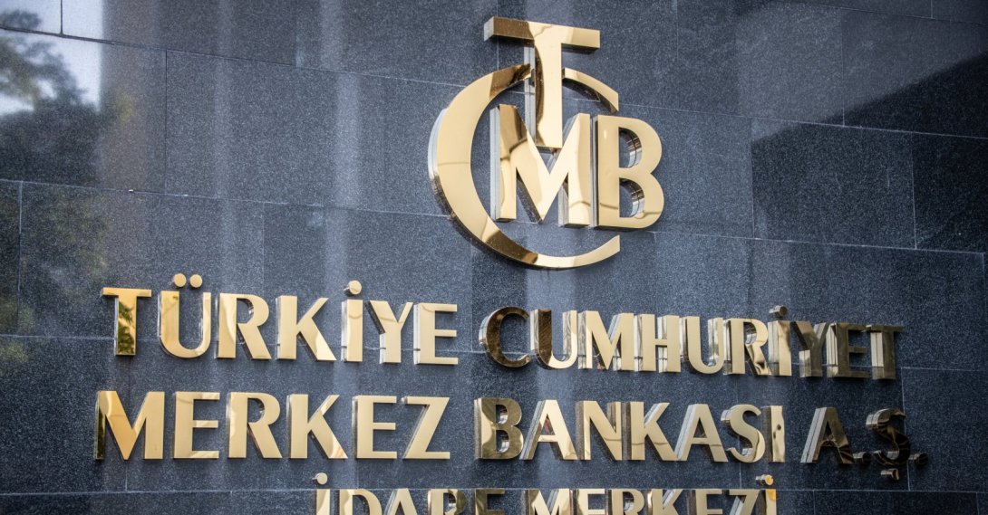 The entrance sign of the building housing the Turkish central bank, Ankara, Türkiye, Sept. 24, 2022. (Reuters Photo)