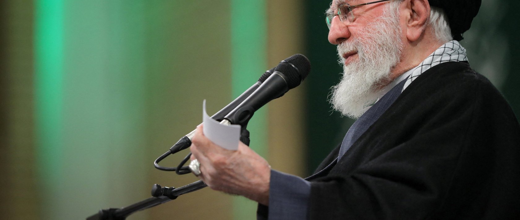 Iran's Supreme Leader Ayatollah Ali Khamenei speaks during a meeting in Tehran, Iran, Jan. 17, 2026. (Reuters Photo)