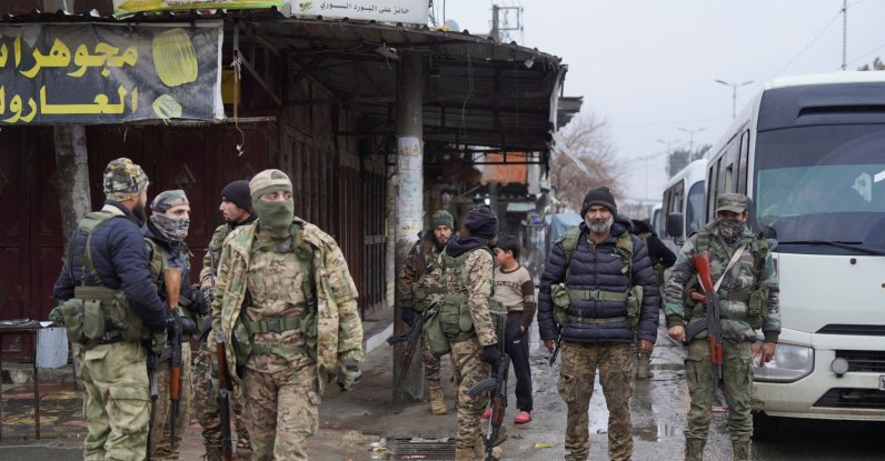 Members of the Syrian army are deployed after the withdrawal of the YPG terrorist group, Tabqa, Syria, Jan. 18, 2026. (Reuters Photo)