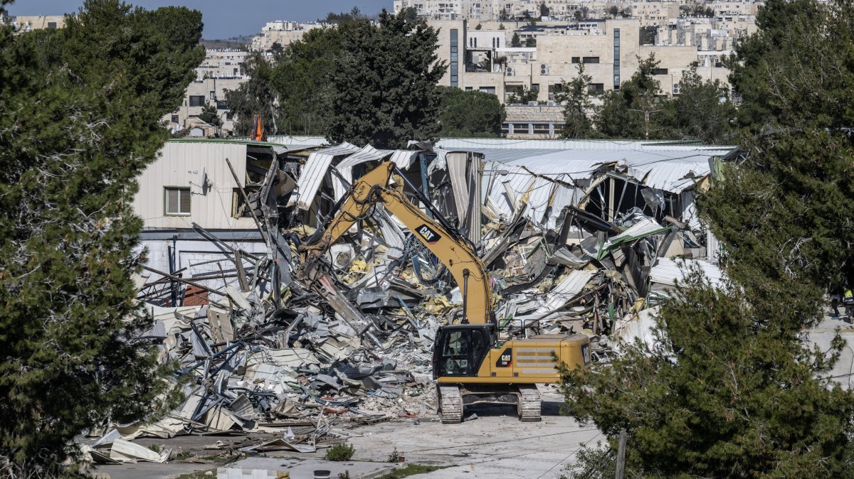 UN blasts Israel of breaching int'l law after UNRWA site demolition