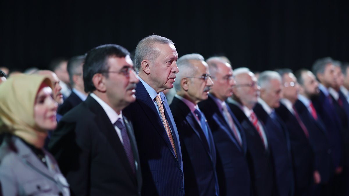President Recep Tayyip Erdoğan attends an event, Ankara, Türkiye, Jan. 19, 2026. (DHA Photo)
