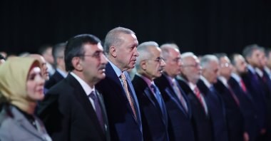 President Recep Tayyip Erdoğan attends an event, Ankara, Türkiye, Jan. 19, 2026. (DHA Photo)