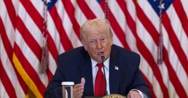 U.S. President Donald Trump addresses the press, Washington, U.S., Jan. 18, 2026. (IHA Photo)