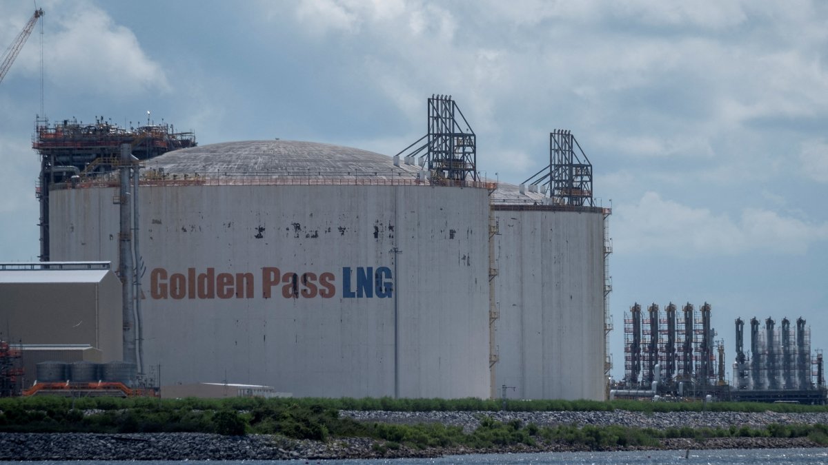 A view of the Golden Pass LNG facility in Port Arthur, Texas, U.S., June 23, 2025. (Reuters Photo)
