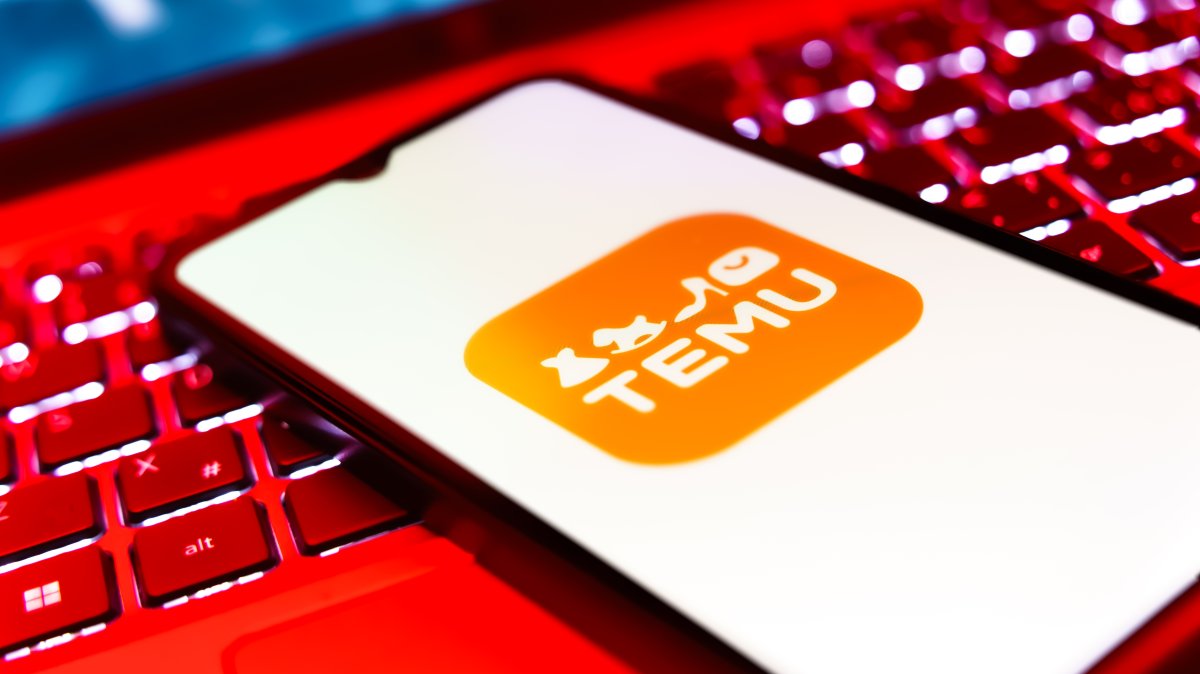 A logo of Temu is seen on a smartphone, Prague, Czechia, July 20, 2024. (Shutterstock Photo)