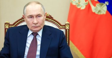 Russian President Vladimir Putin chairs a meeting with members of the government via video link at the Kremlin in Moscow, Russia Jan. 21, 2026. (Reuters Photo)