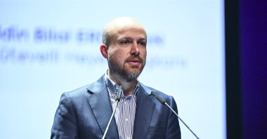 Bilal Erdoğan speaks at an event, Istanbul, Türkiye, Jan. 14, 2026. (AA Photo)