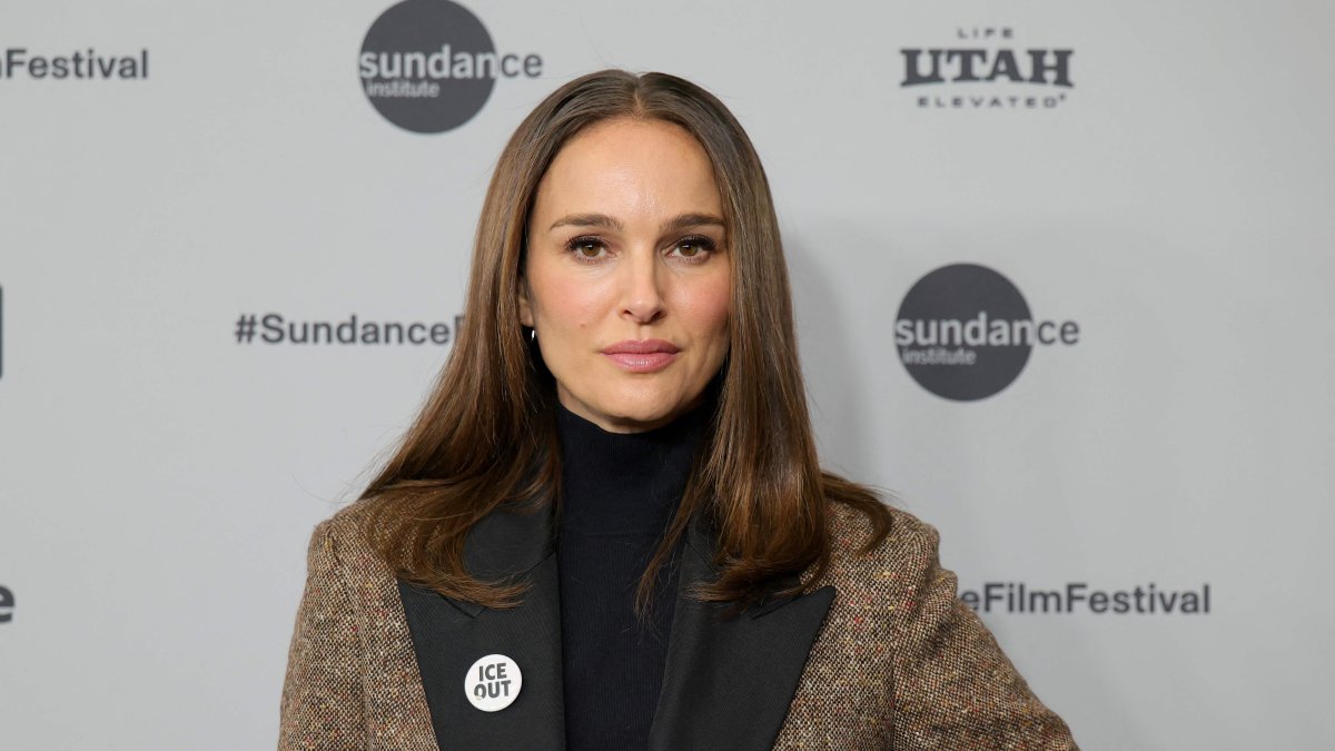 Natalie Portman attends "The Gallerist" Premiere during the 2026 Sundance Film Festival, Park City, Utah, U.S., Jan. 24, 2026. (AFP Photo)