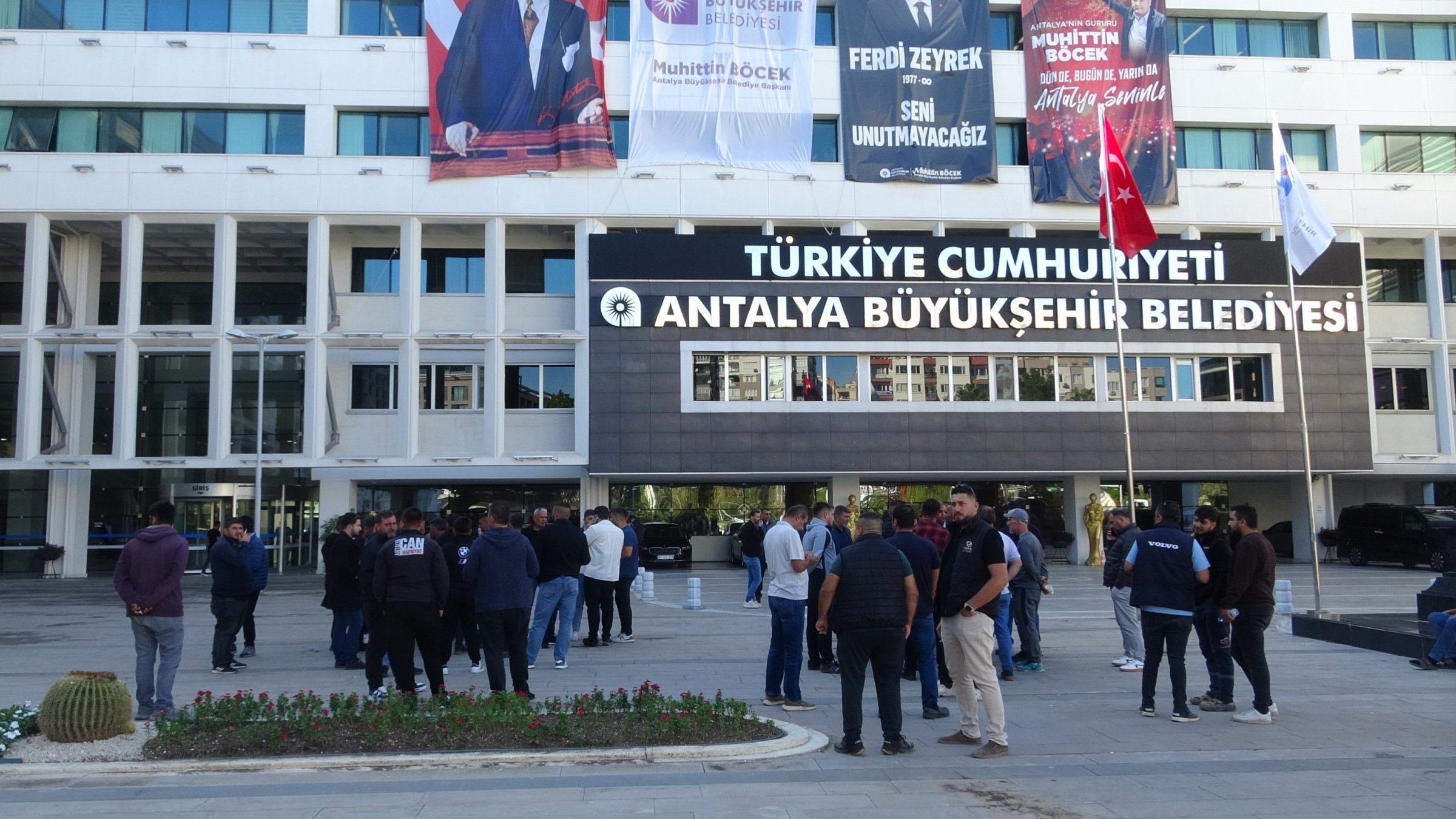 A view of the municipality building, Antalya, southern Türkiye, Oct. 9, 2025. (IHA Photo)