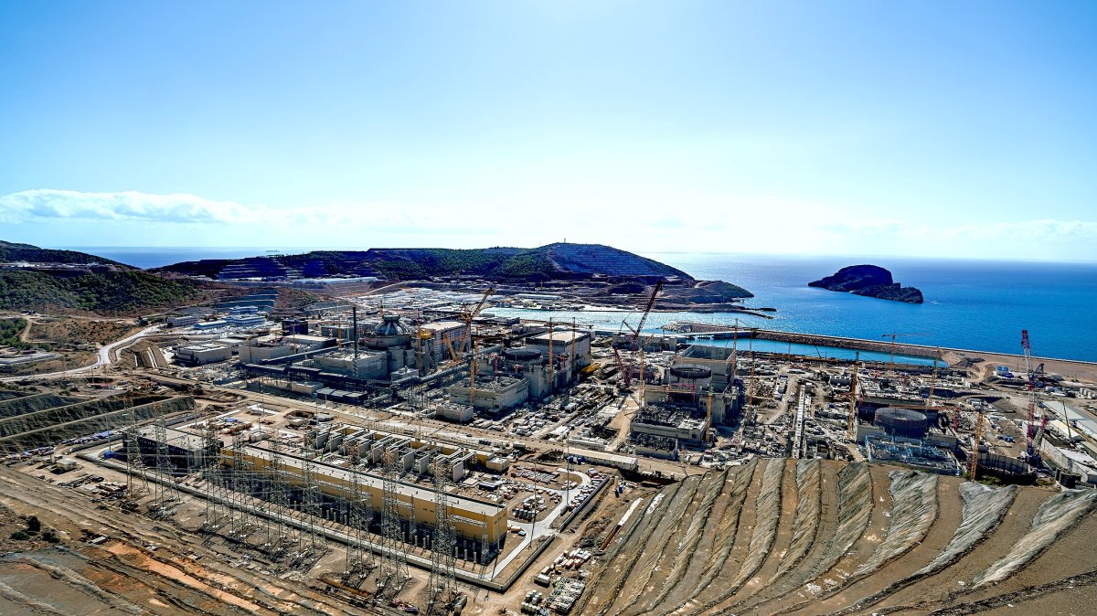 A general view of Akkuyu nuclear plant, Mersin, southern Türkiye, Jan. 8, 2026. (DHA Photo)
